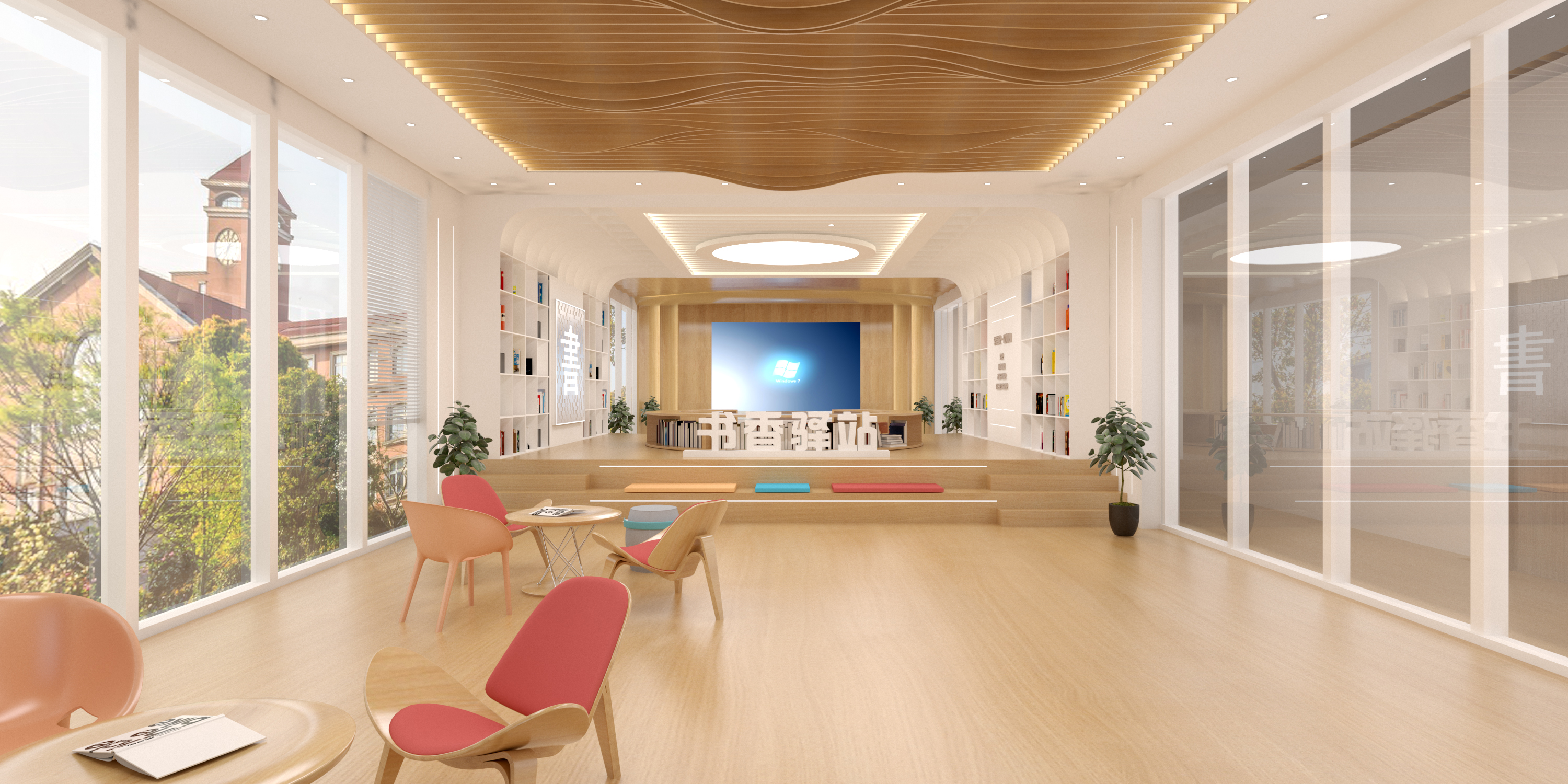 鄂州书香驿站文化空间